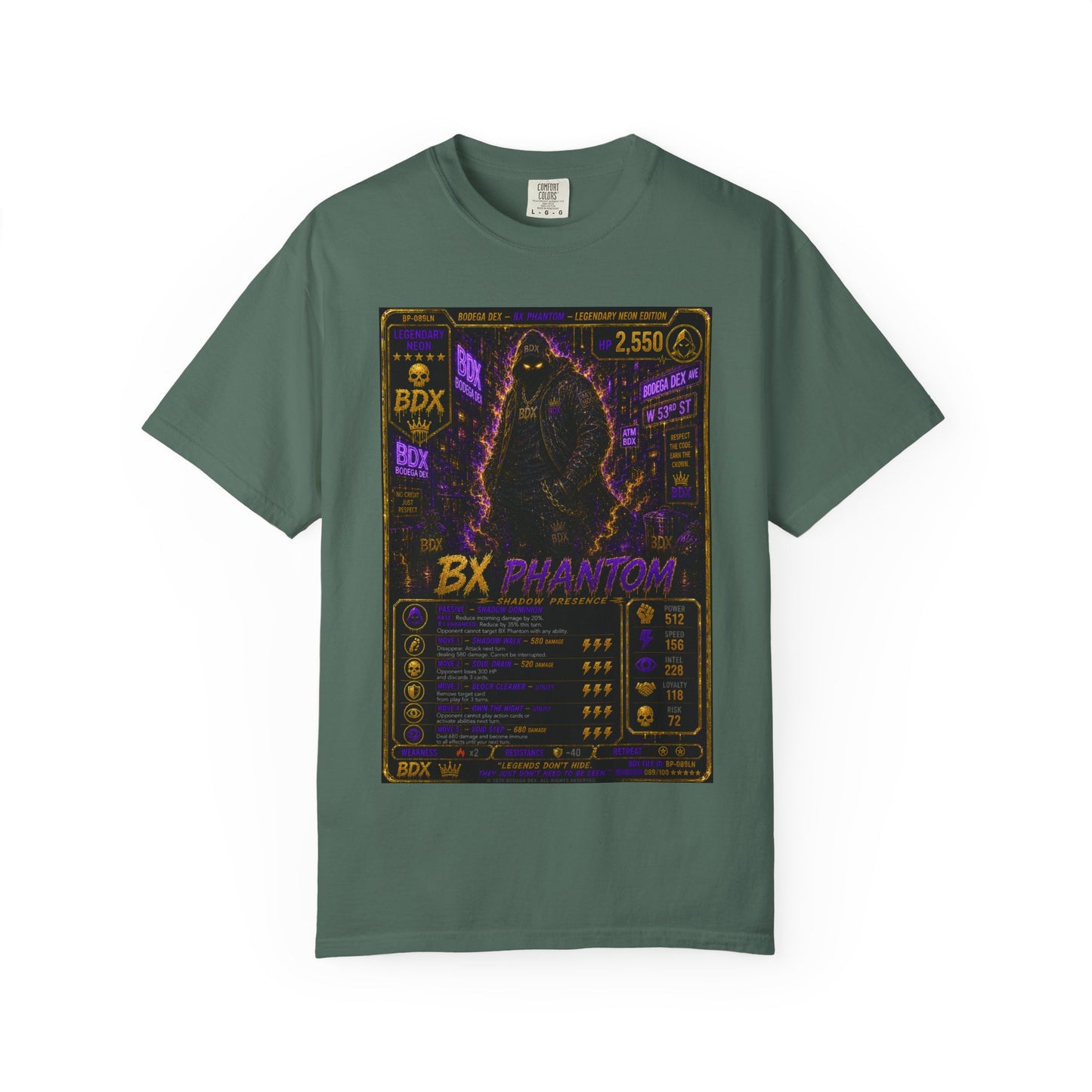 BX Phantom Legendary Neon Shadow Presence — BDX Tee