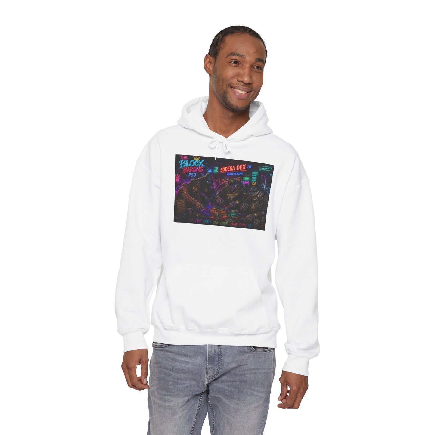 The Block Barons Neon Edition — One Crew One Code — BDX Hoodie