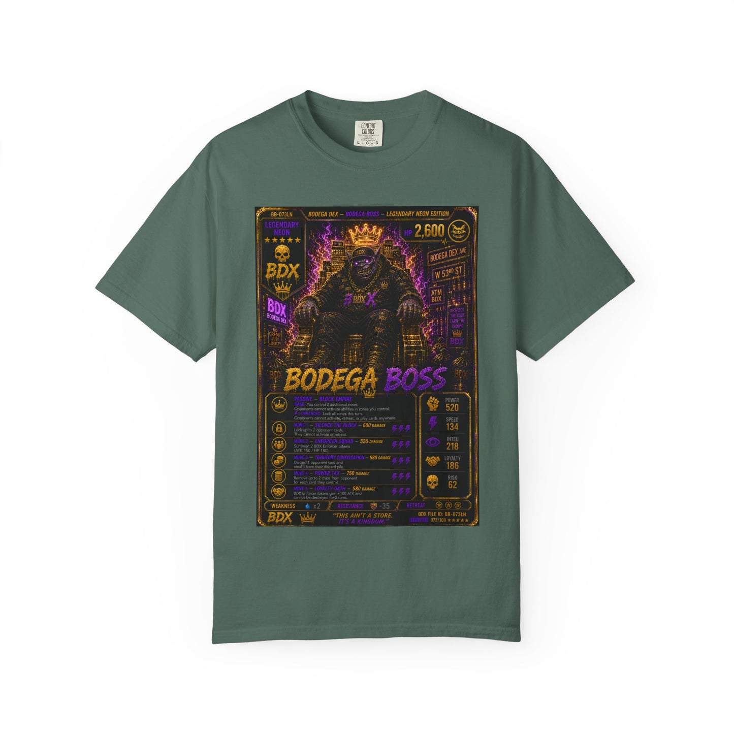 Bodega Boss Legendary Neon Edition — BDX Tee
