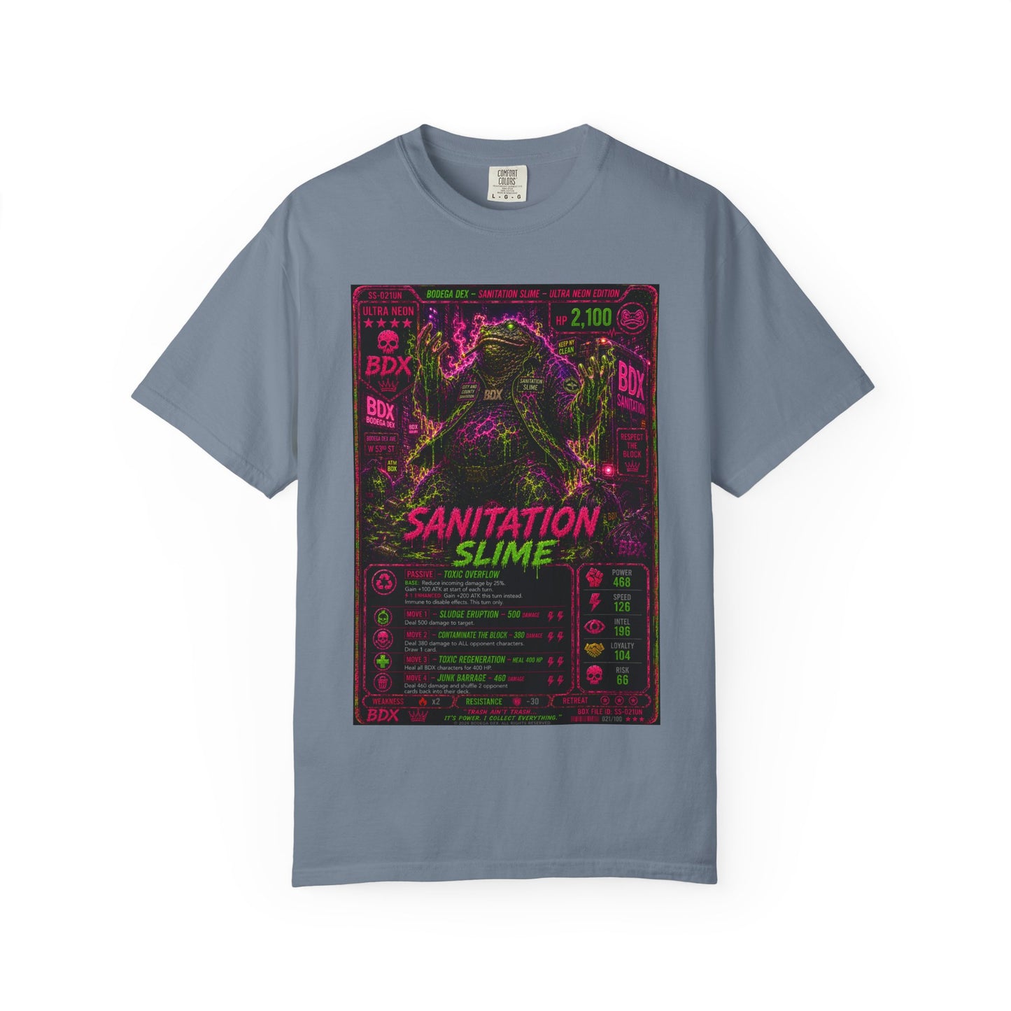 Sanitation Slime Street Clean Edition — Ultra Neon Tier — BDX Tee