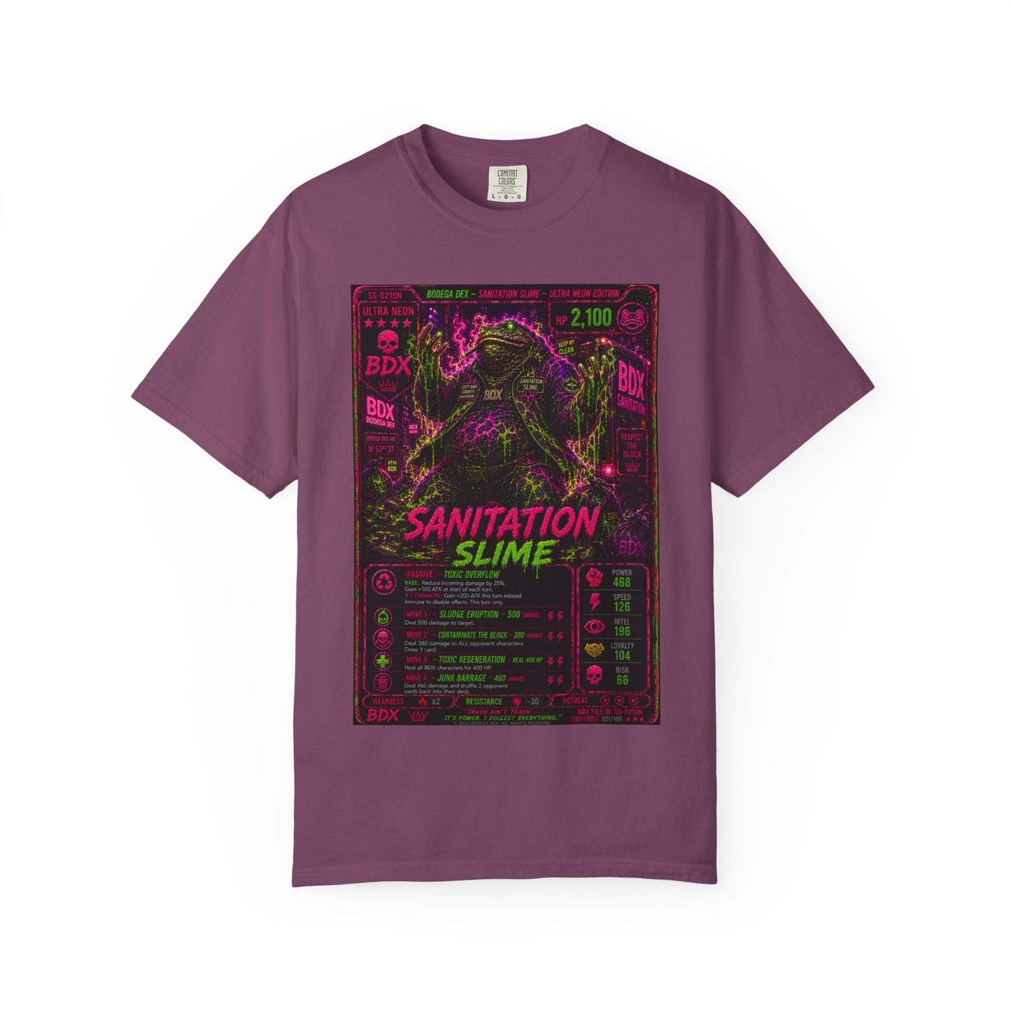 Sanitation Slime Street Clean Edition — Ultra Neon Tier — BDX Tee