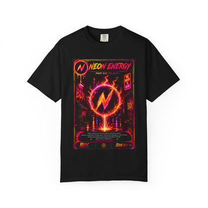 Neon Energy Power Runs The Block — BDX Energy Series — BDX Tee