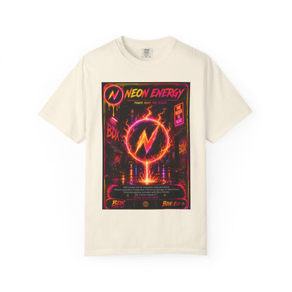 Neon Energy Power Runs The Block — BDX Energy Series — BDX Tee