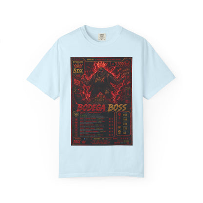 Bodega Boss Graphic T-Shirt — Retro Streetwear Poster Design