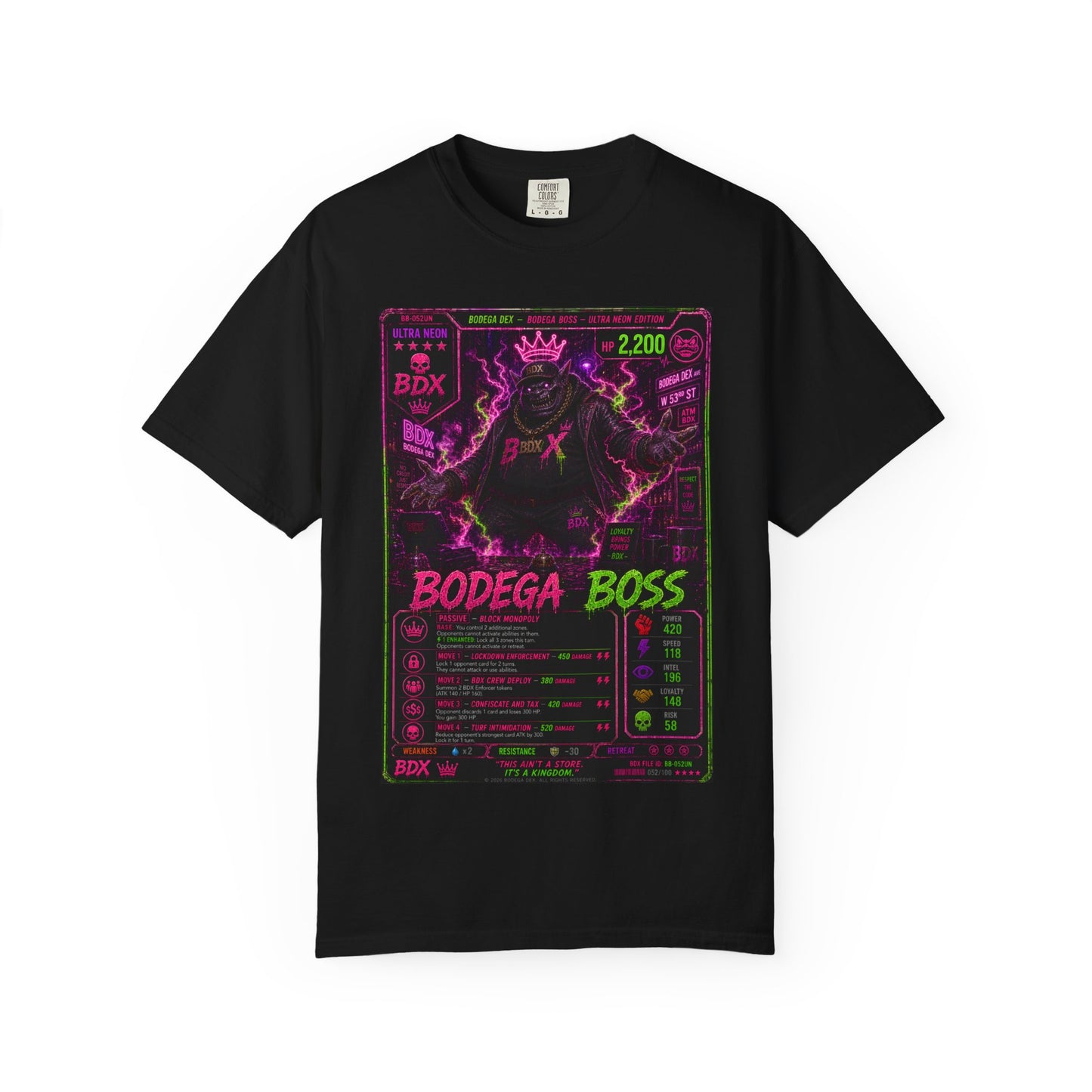 Bodega Boss Ultra Neon Edition — BDX Tee
