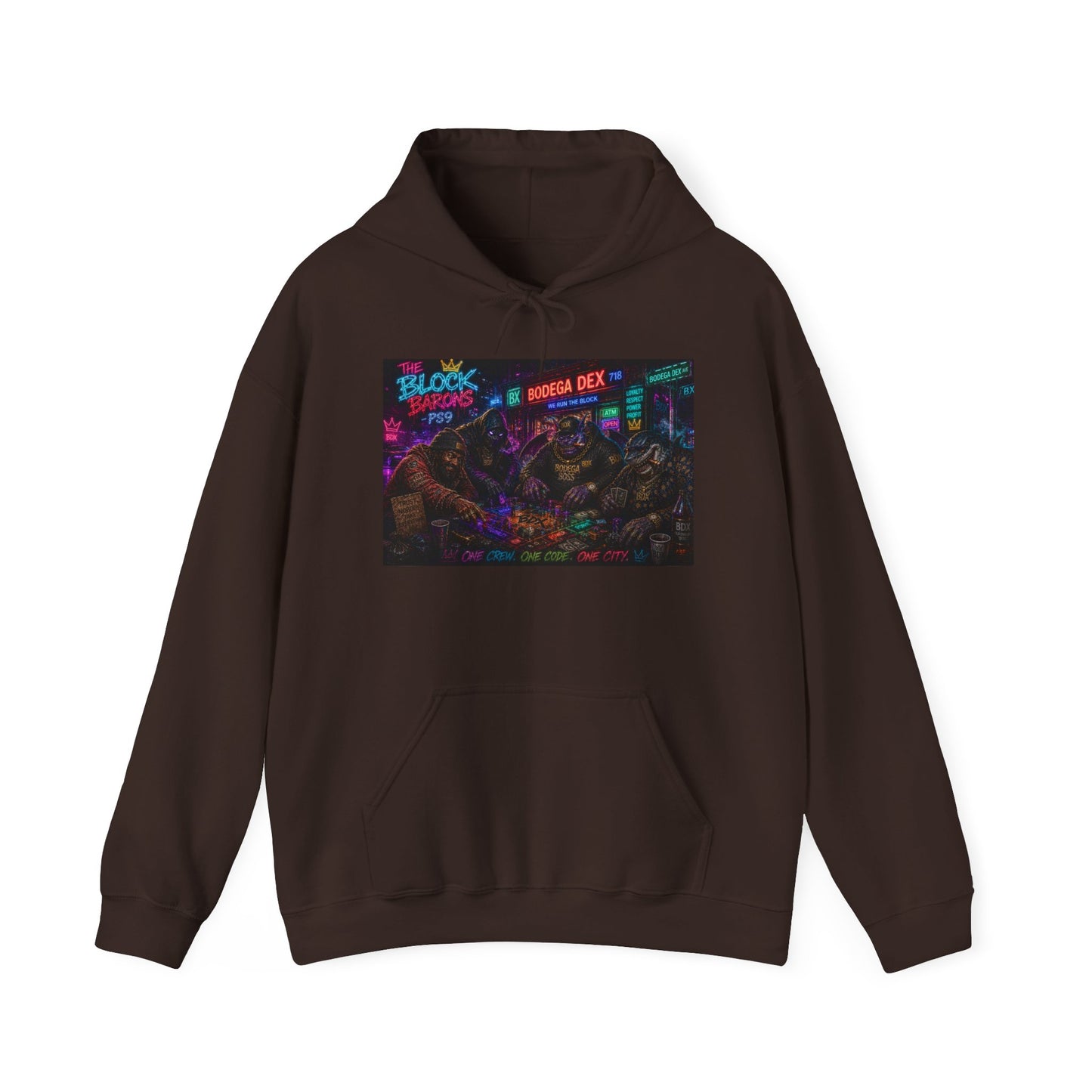 The Block Barons Neon Edition — One Crew One Code — BDX Hoodie