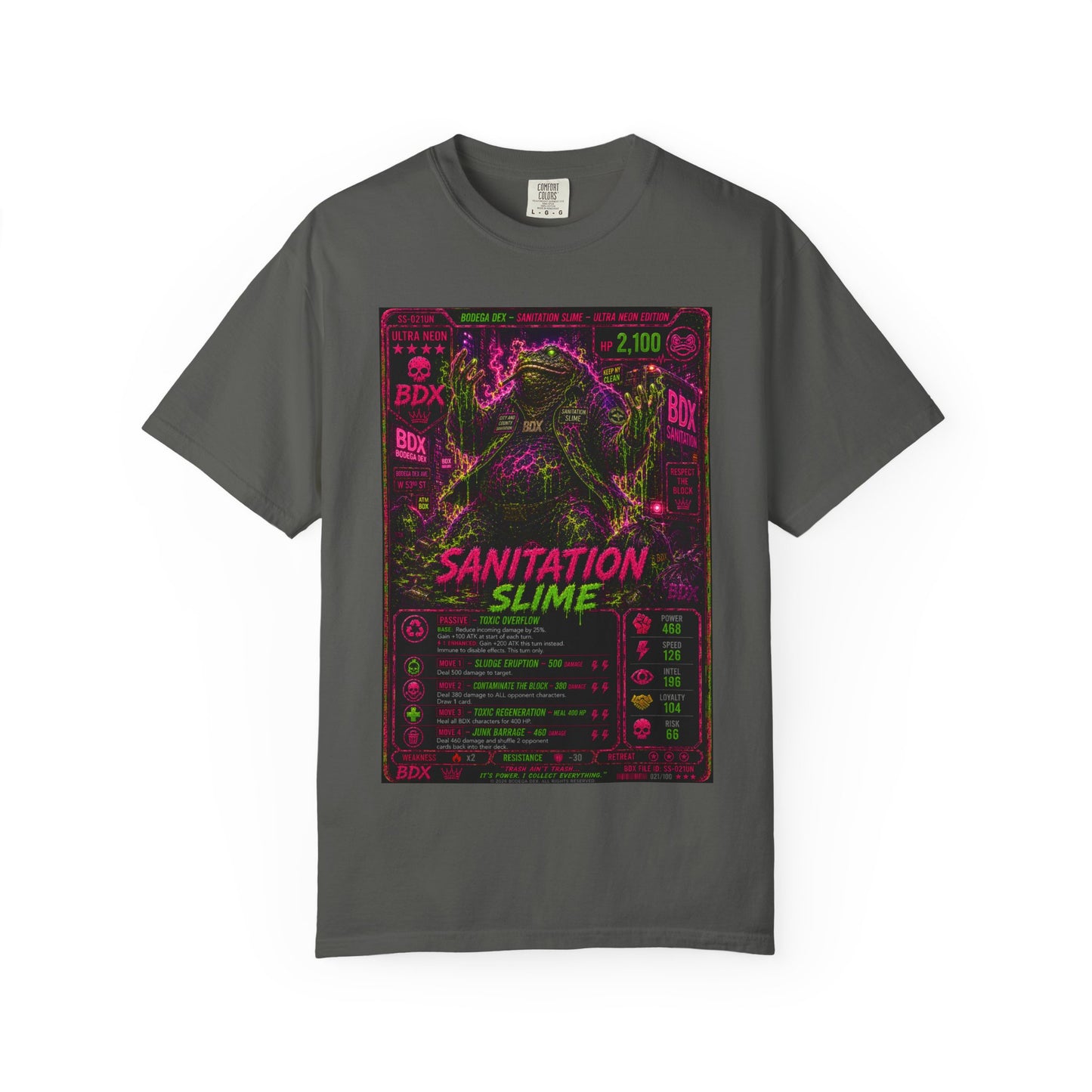 Sanitation Slime Street Clean Edition — Ultra Neon Tier — BDX Tee