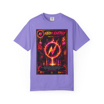 Neon Energy Power Runs The Block — BDX Energy Series — BDX Tee
