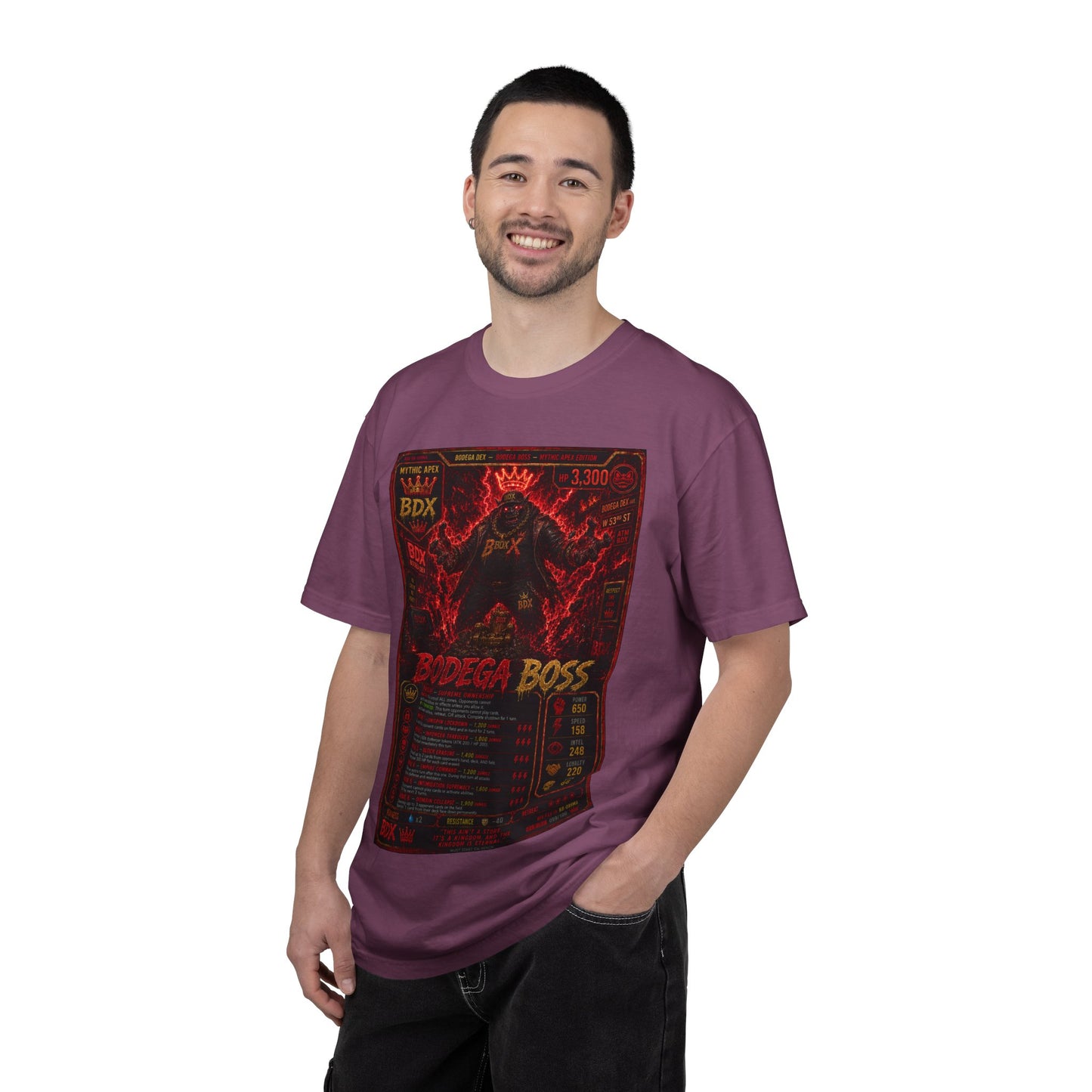 Bodega Boss Graphic T-Shirt — Retro Streetwear Poster Design