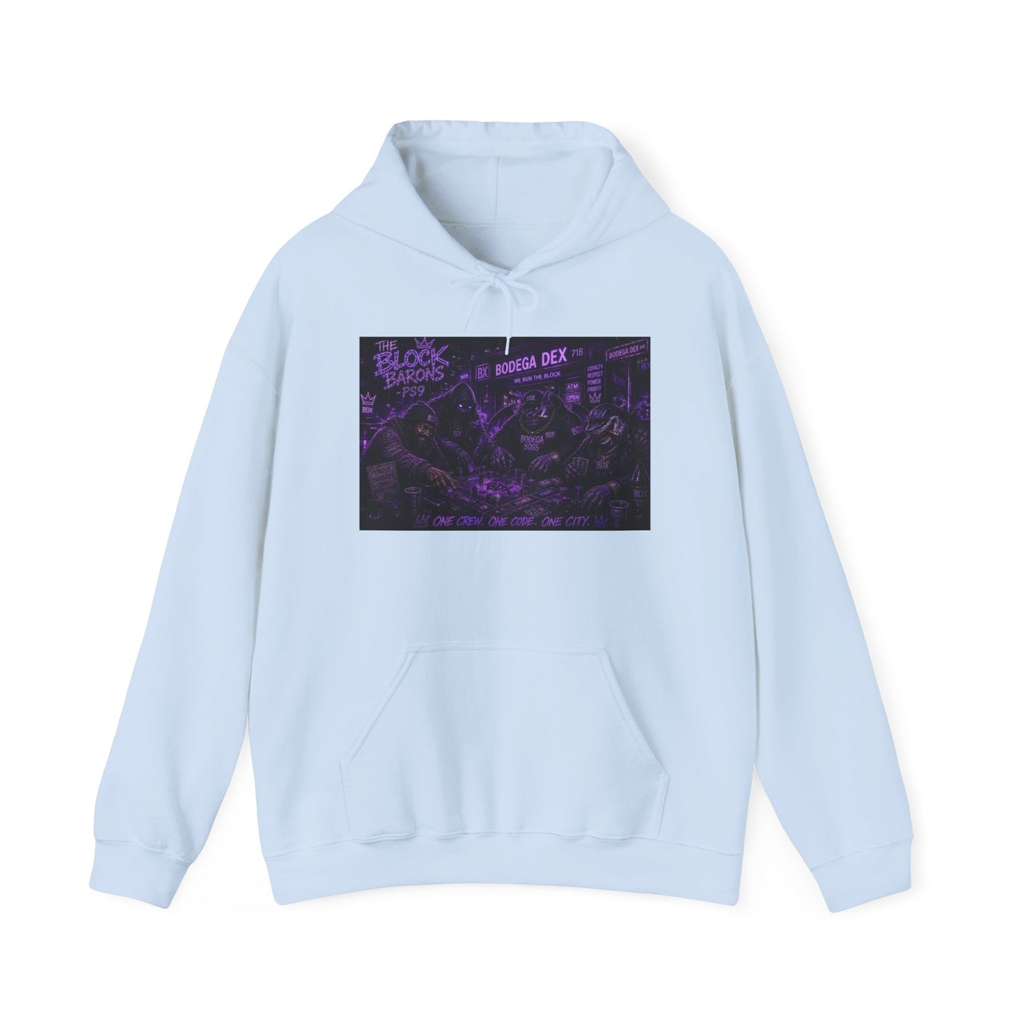 The Block Barons Shadow Edition — One Crew One Code One City — BDX Hoodie