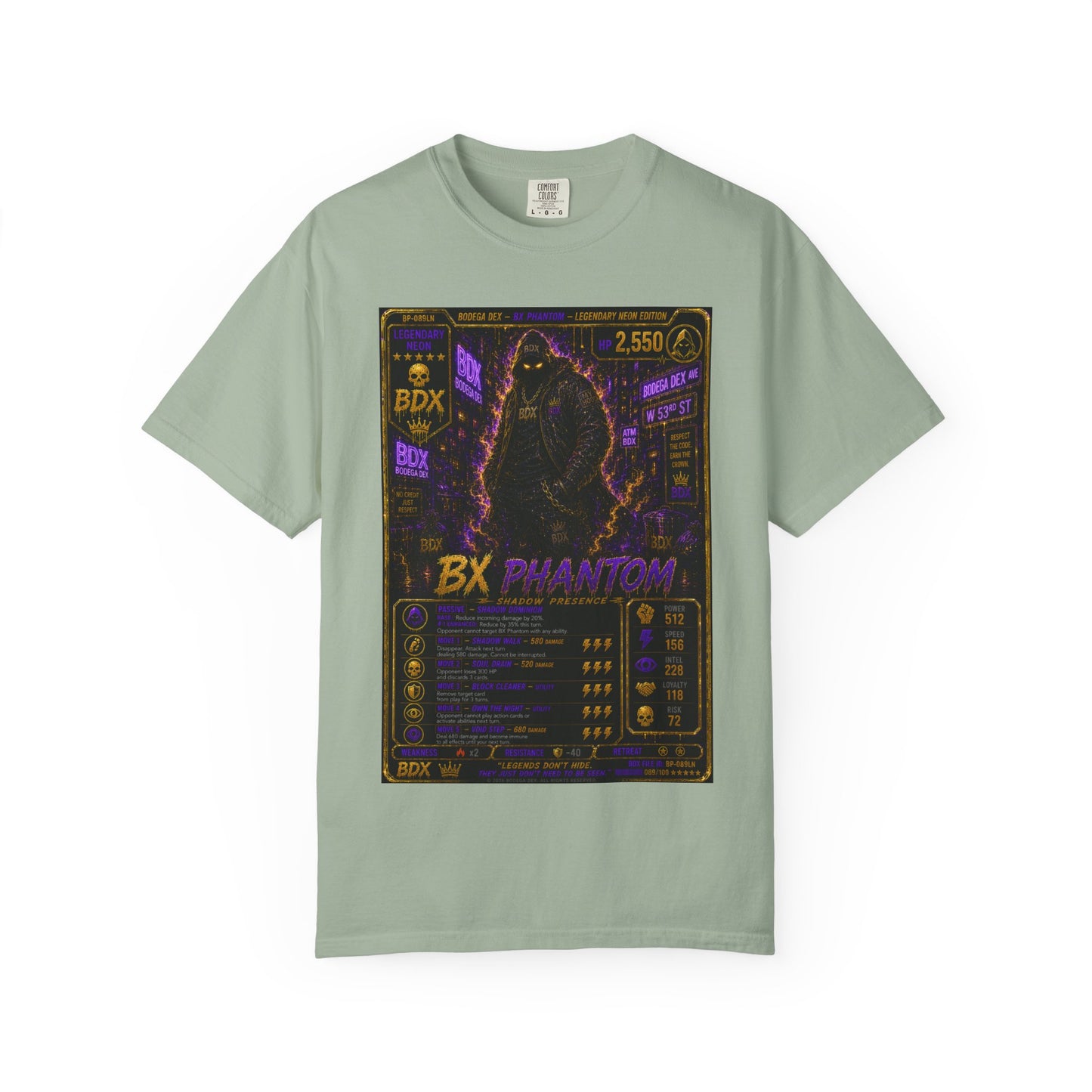 BX Phantom Legendary Neon Shadow Presence — BDX Tee