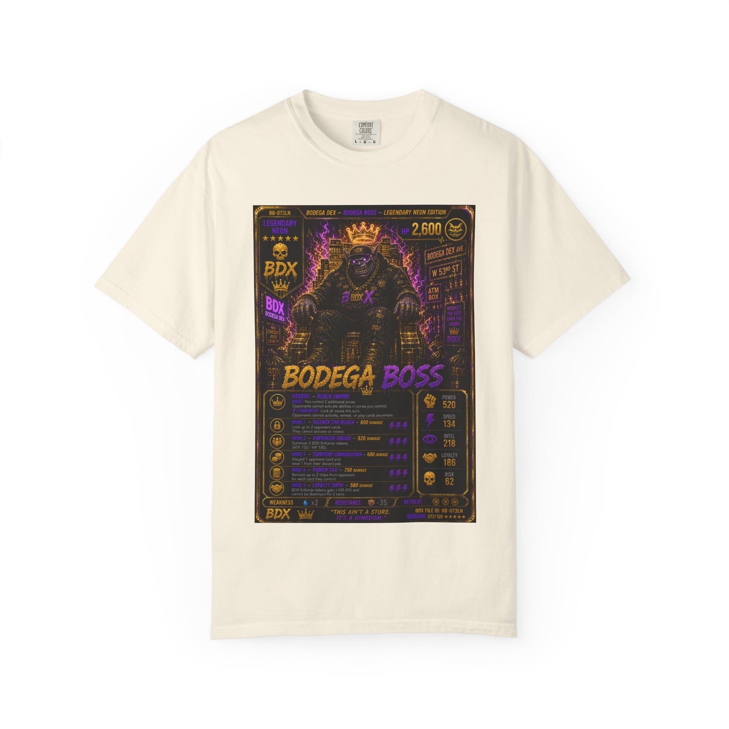 Bodega Boss Legendary Neon Edition — BDX Tee