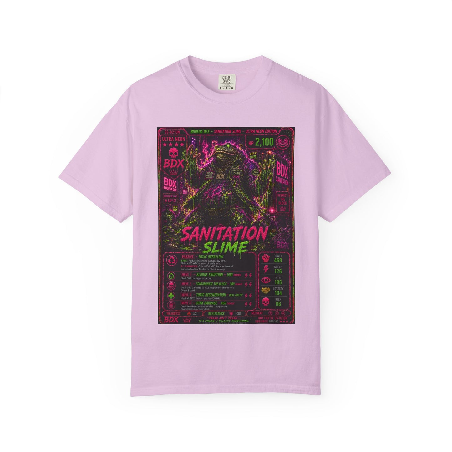Sanitation Slime Street Clean Edition — Ultra Neon Tier — BDX Tee
