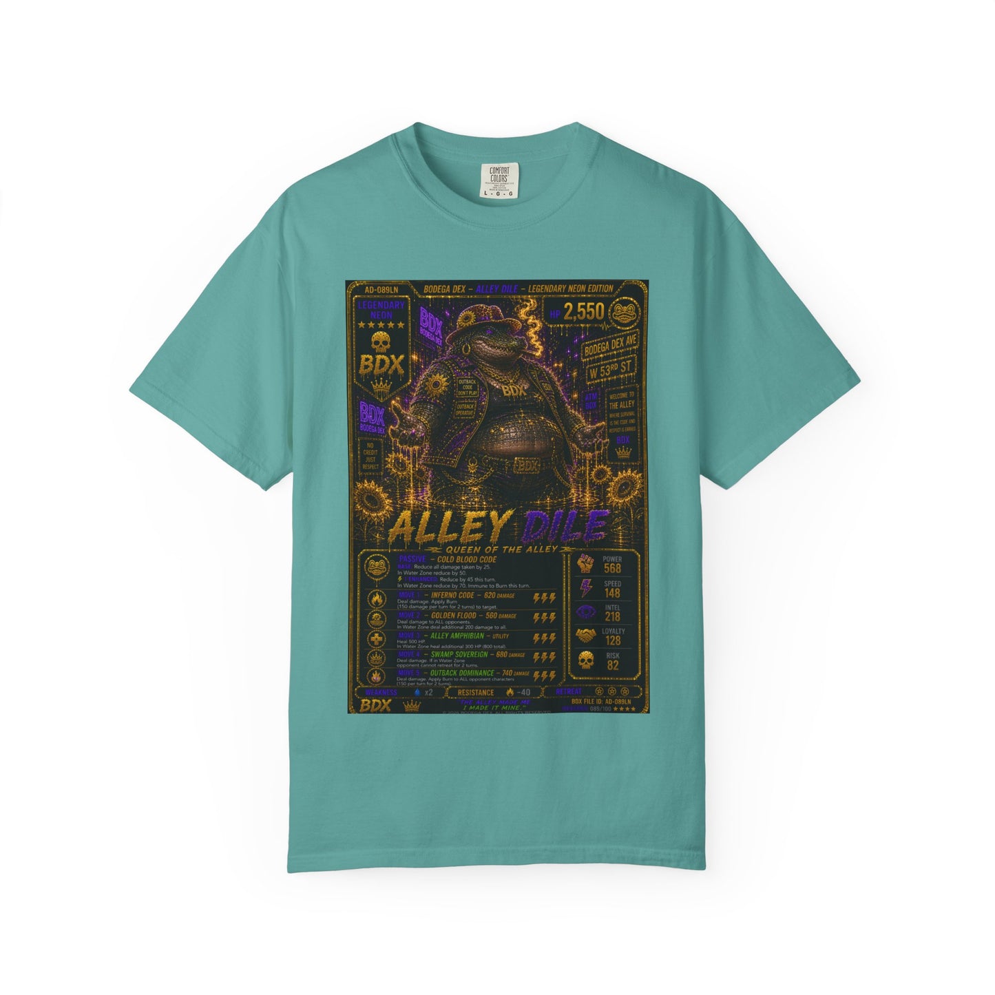 Alley Dile Legendary Neon Queen of the Alley — BDX Tee