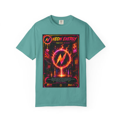 Neon Energy Power Runs The Block — BDX Energy Series — BDX Tee