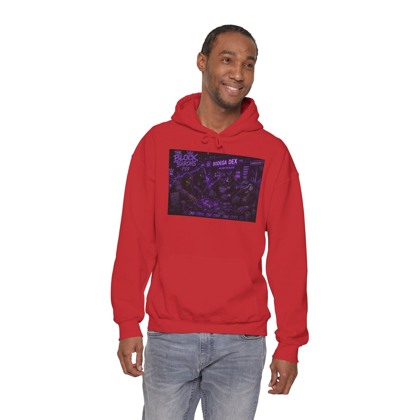 The Block Barons Shadow Edition — One Crew One Code One City — BDX Hoodie