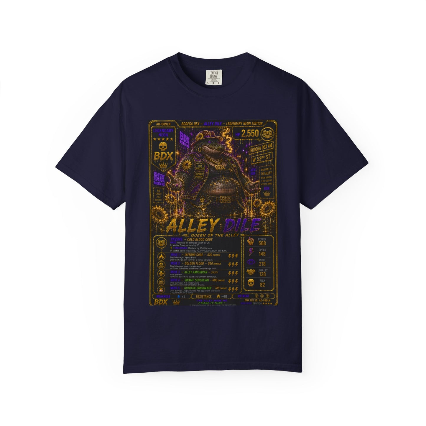 Alley Dile Legendary Neon Queen of the Alley — BDX Tee