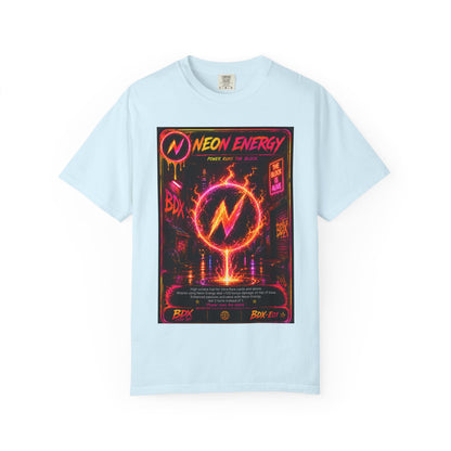 Neon Energy Power Runs The Block — BDX Energy Series — BDX Tee