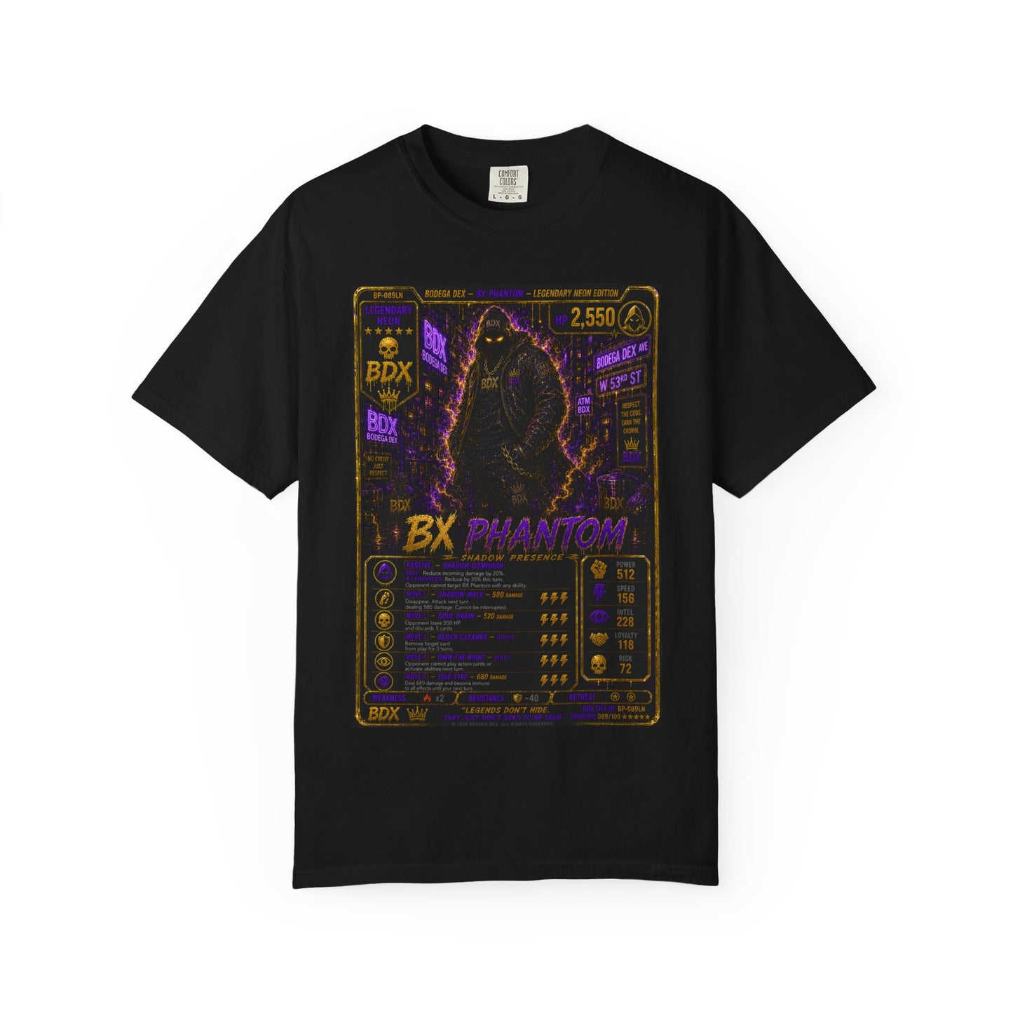 BX Phantom Legendary Neon Shadow Presence — BDX Tee