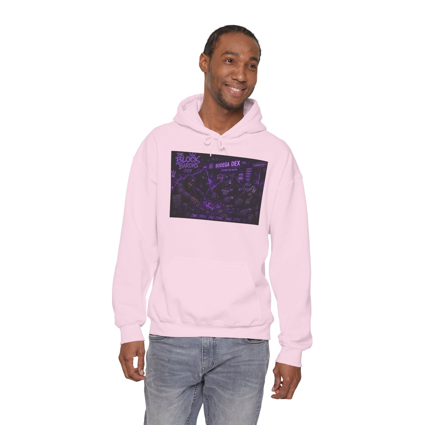 The Block Barons Shadow Edition — One Crew One Code One City — BDX Hoodie