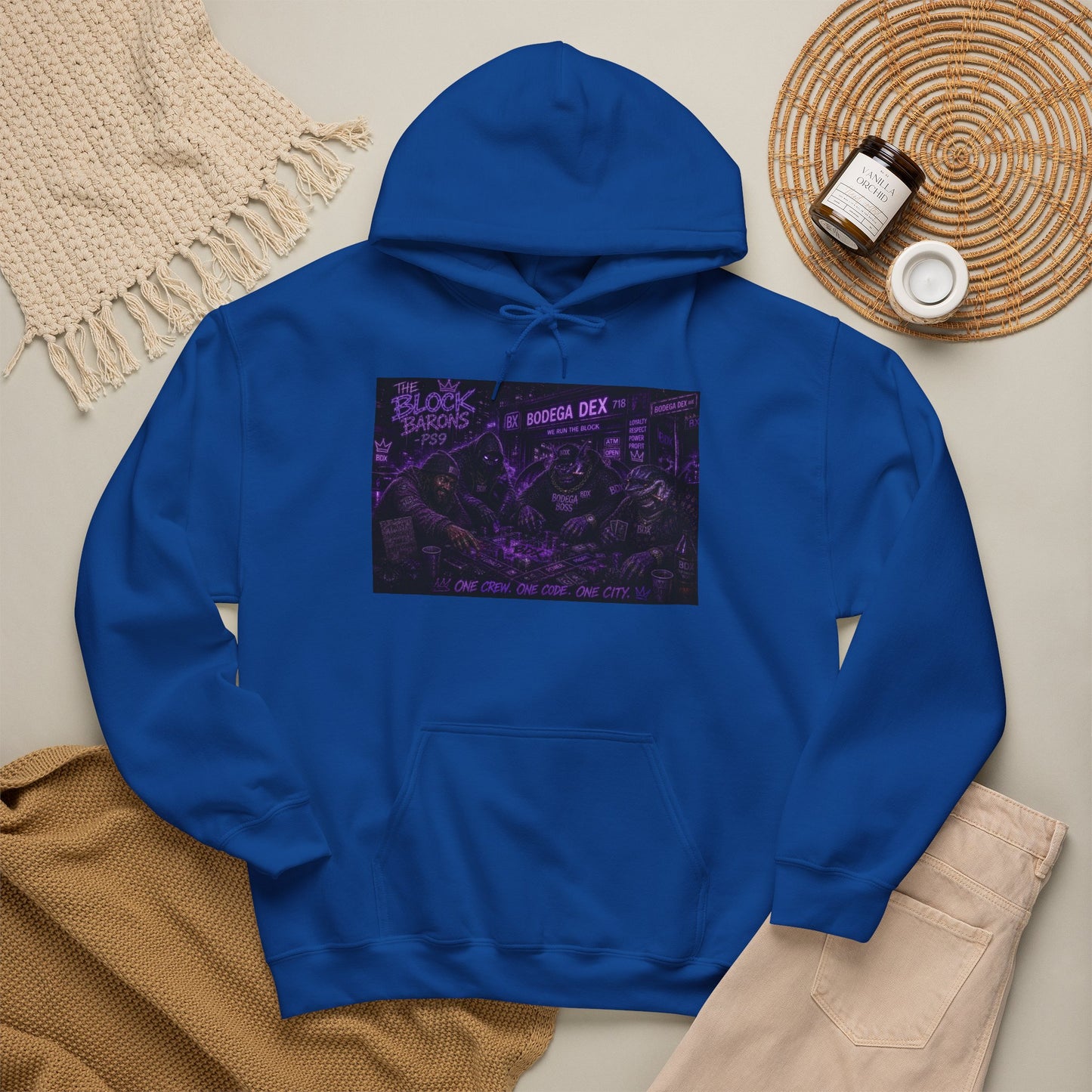 The Block Barons Shadow Edition — One Crew One Code One City — BDX Hoodie