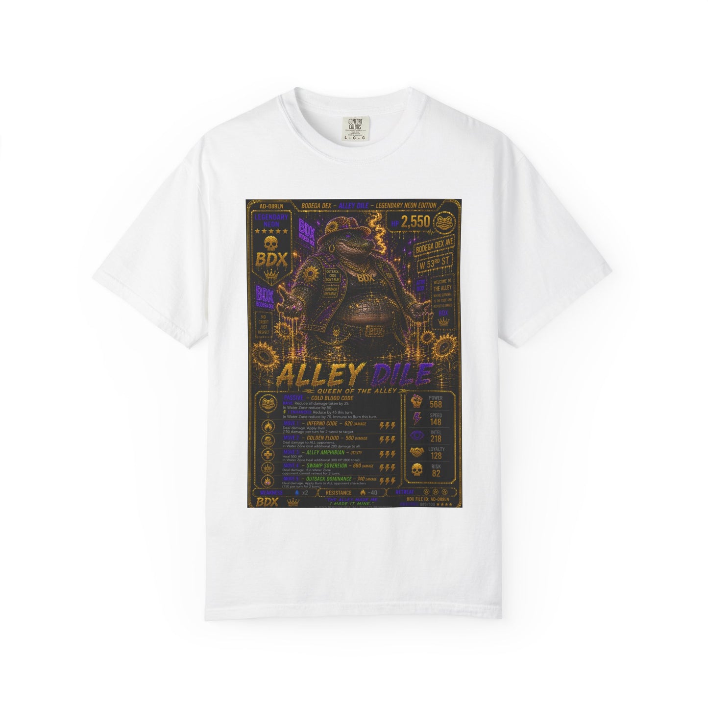 Alley Dile Legendary Neon Queen of the Alley — BDX Tee
