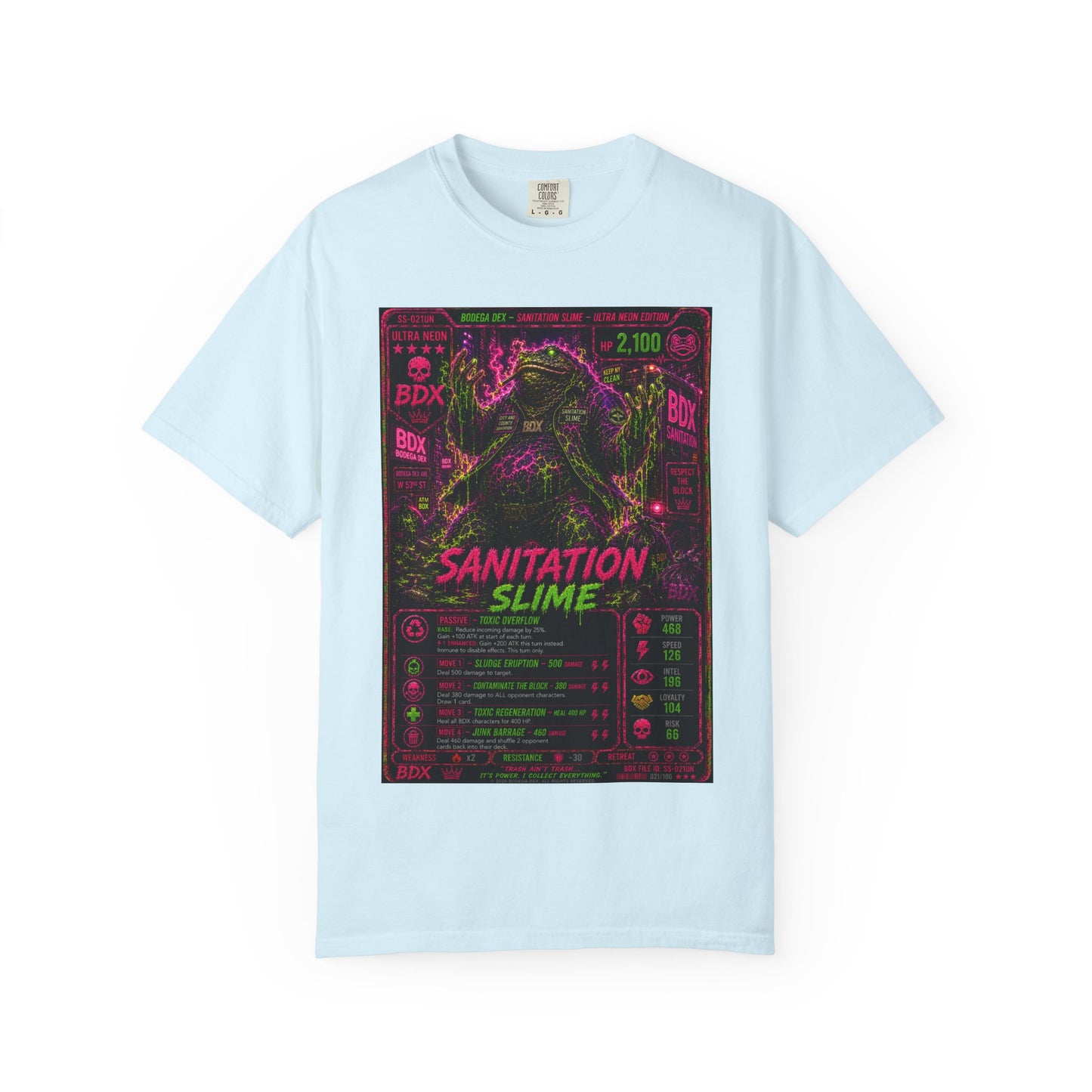 Sanitation Slime Street Clean Edition — Ultra Neon Tier — BDX Tee