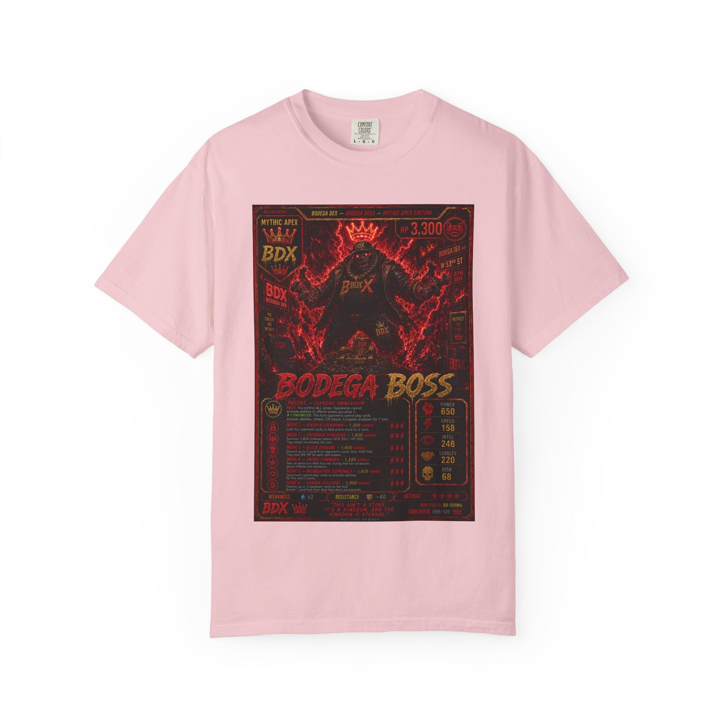 Bodega Boss Graphic T-Shirt — Retro Streetwear Poster Design