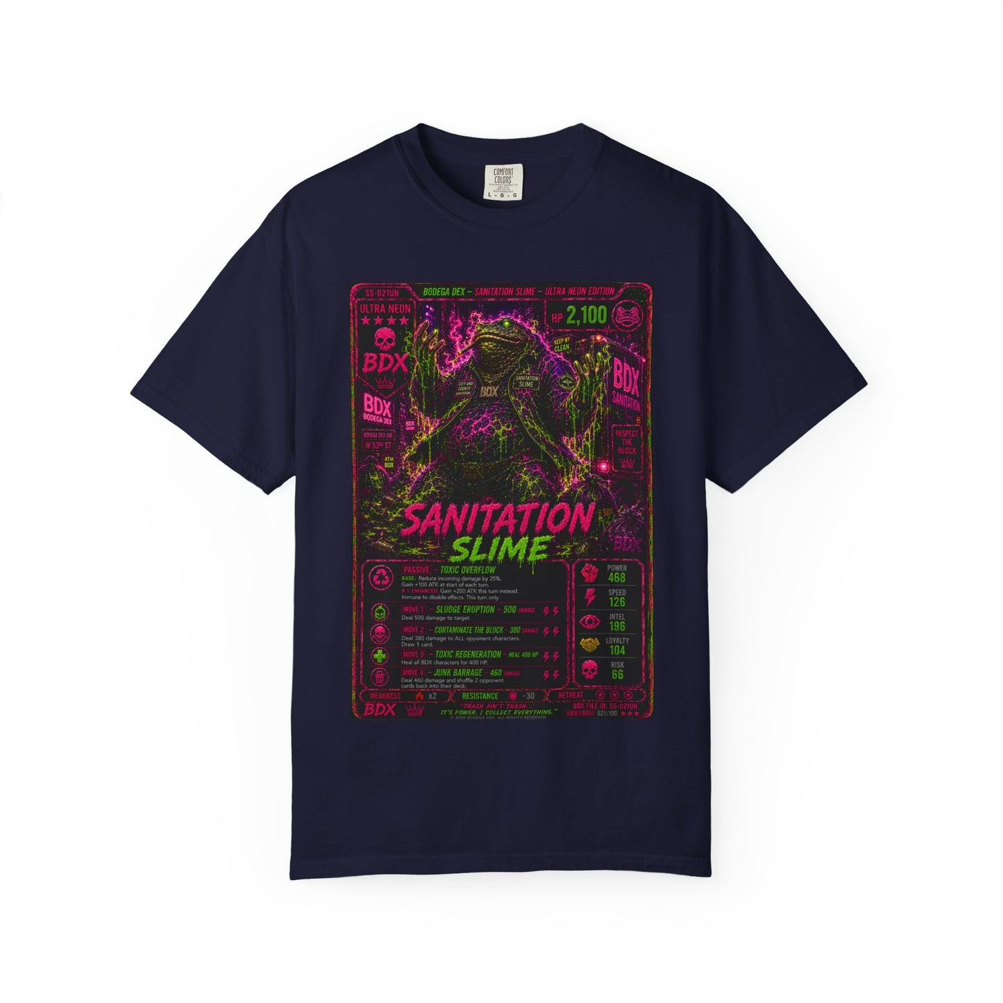 Sanitation Slime Street Clean Edition — Ultra Neon Tier — BDX Tee