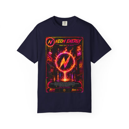 Neon Energy Power Runs The Block — BDX Energy Series — BDX Tee